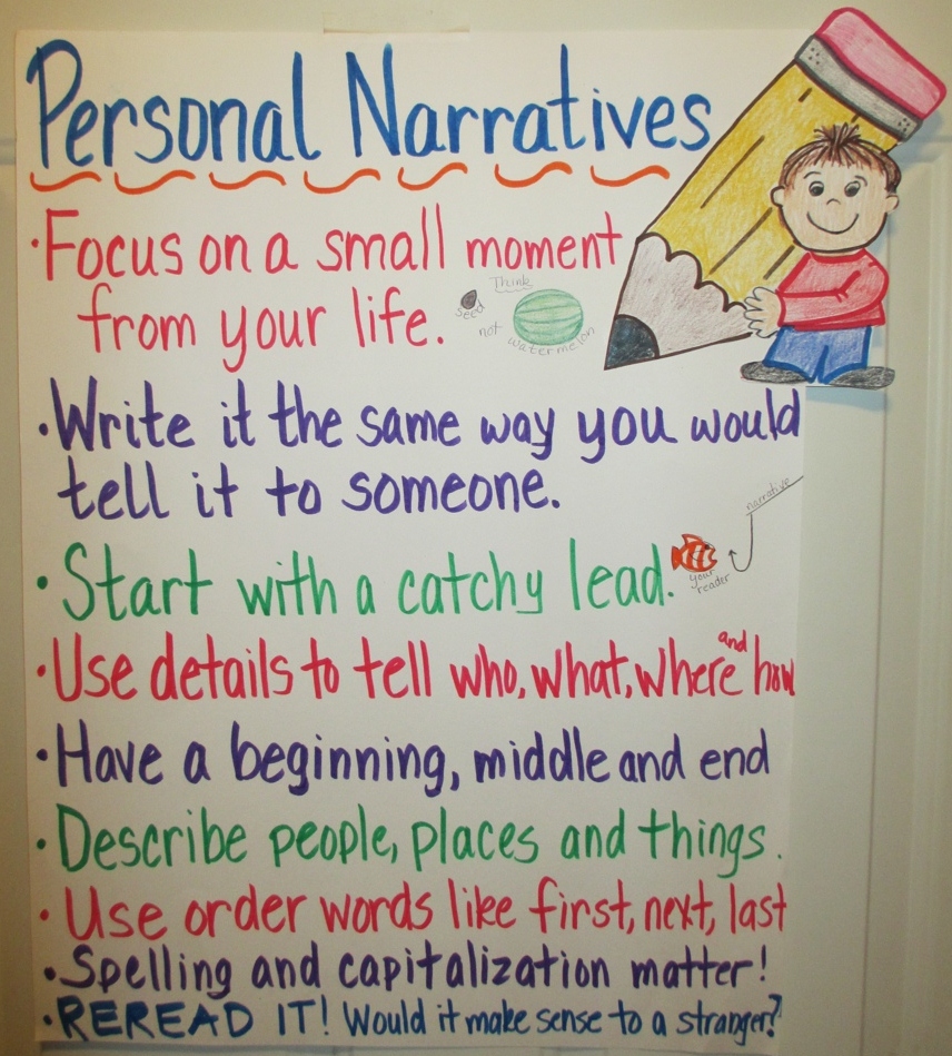 personal narrative essay examples for 6th grade